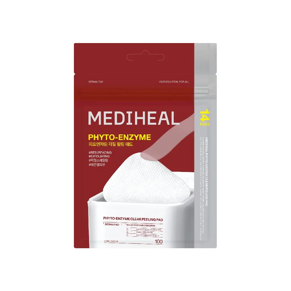 MEDIHEAL Phyto Enzyme Clear Peeling Pad 14 pads 1.18 fl. oz.(35ml)