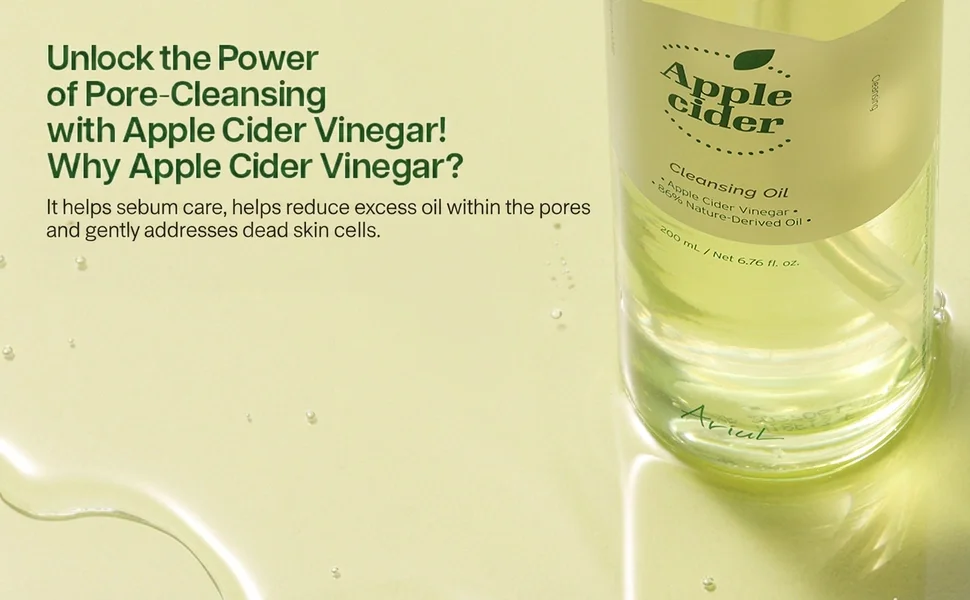 Ariul Apple Cider Watery Cleansing Oil 6.76 fl. oz.(200ml) detail 1