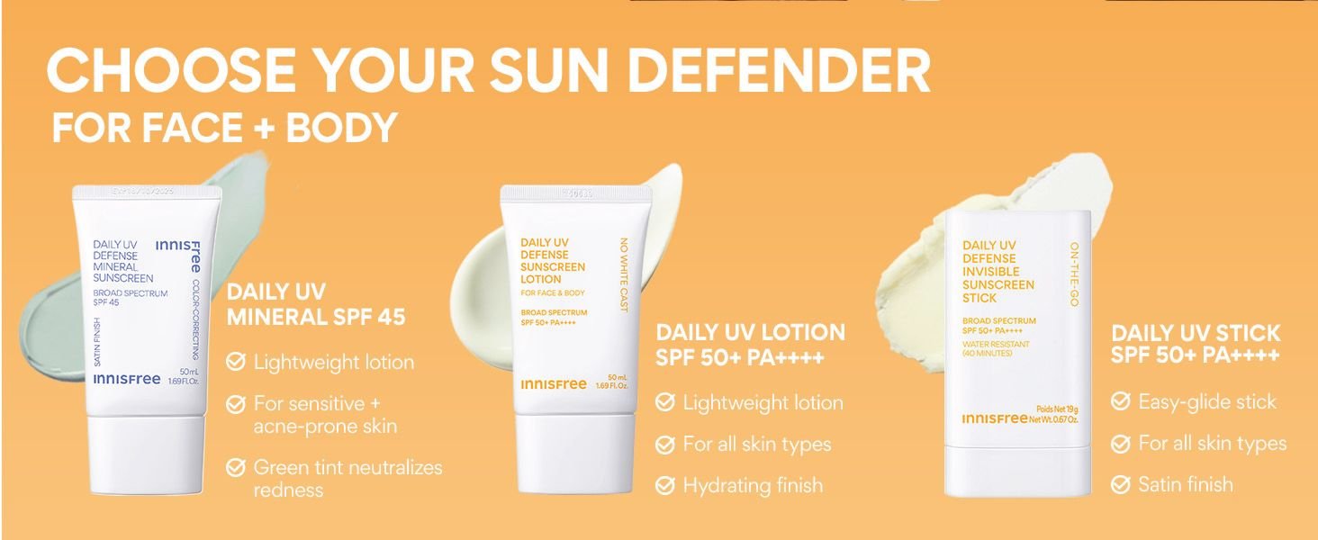 innisfree Daily UV Defense Sunscreen Lotion SPF50 3.38 fl. oz.(100ml) detail 7