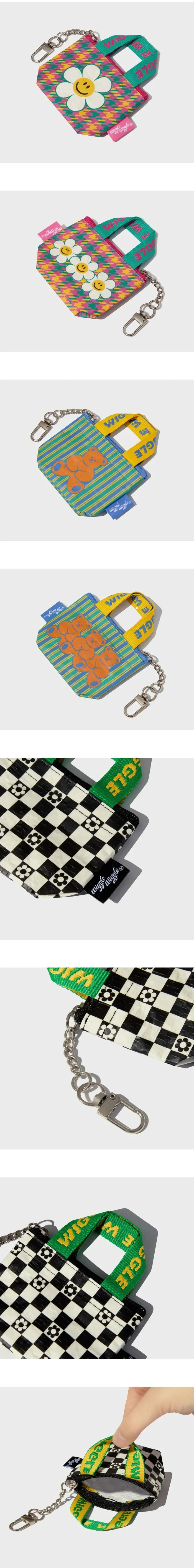 [2types] wiggle wiggle Mini Tarpaulin Bag Keyring detail 4