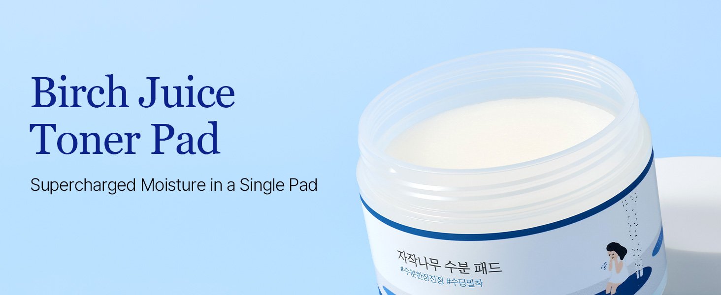 ROUND LAB Birch Juice Moisturizing Pad 80ea 5.29 oz.(150g) detail 1