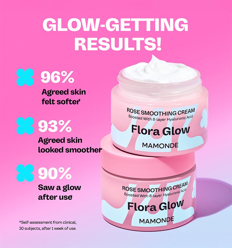 MAMONDE Flora Glow Rose Cream 1.69 fl. oz.(50ml) detail 2