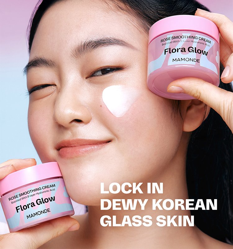 MAMONDE Flora Glow Rose Cream 1.69 fl. oz.(50ml) detail 4