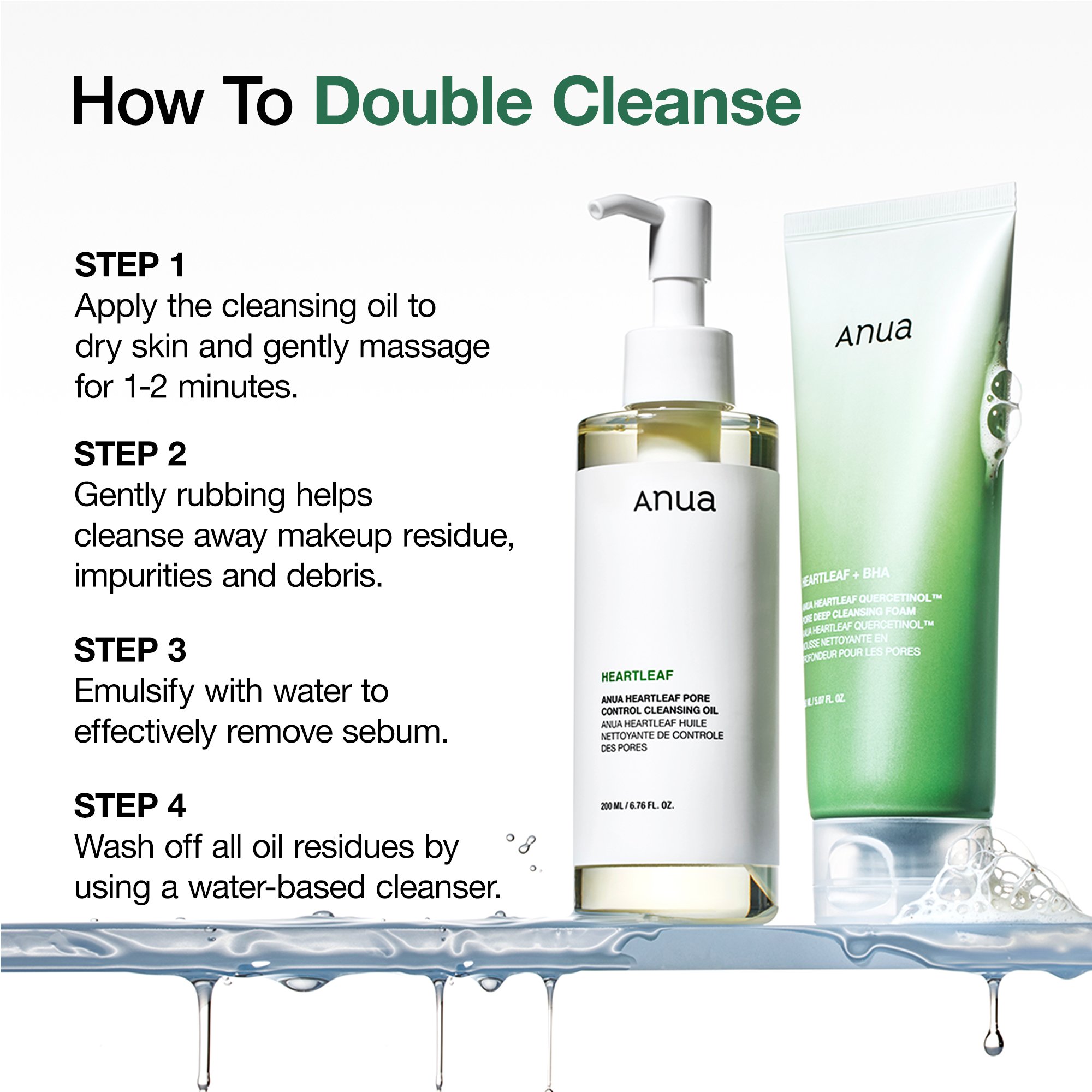 Anua Heartleaf Quercetinol Pore Deep Cleansing Foam 5.07 fl. oz.(150ml) detail 5