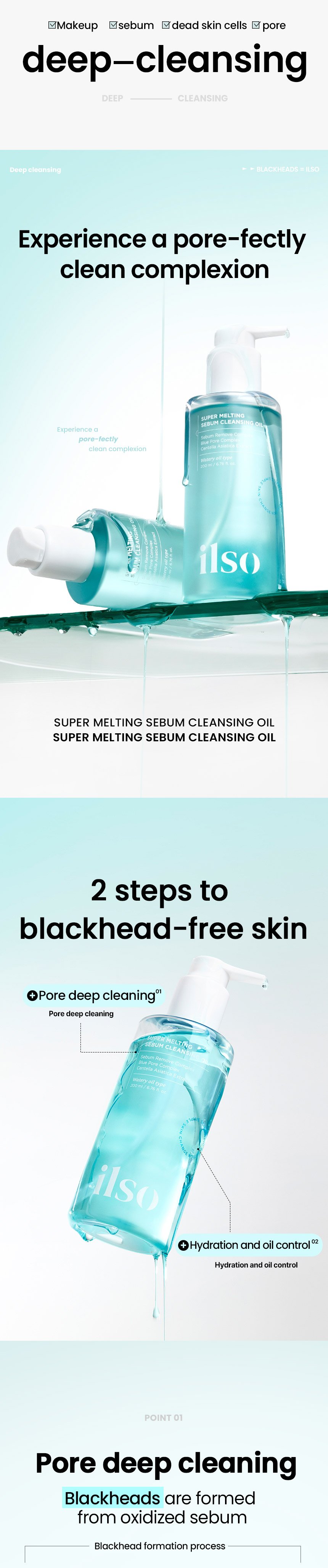 ilso Super Melting Sebum Cleansing Oil 6.76 fl. oz.(200ml) detail 7