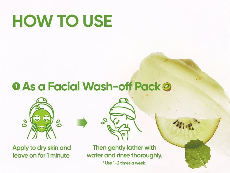 BANILA CO Clean It Zero Kiwi Kale Pore Pack Cleanser 6.35 oz.(180g) detail 8
