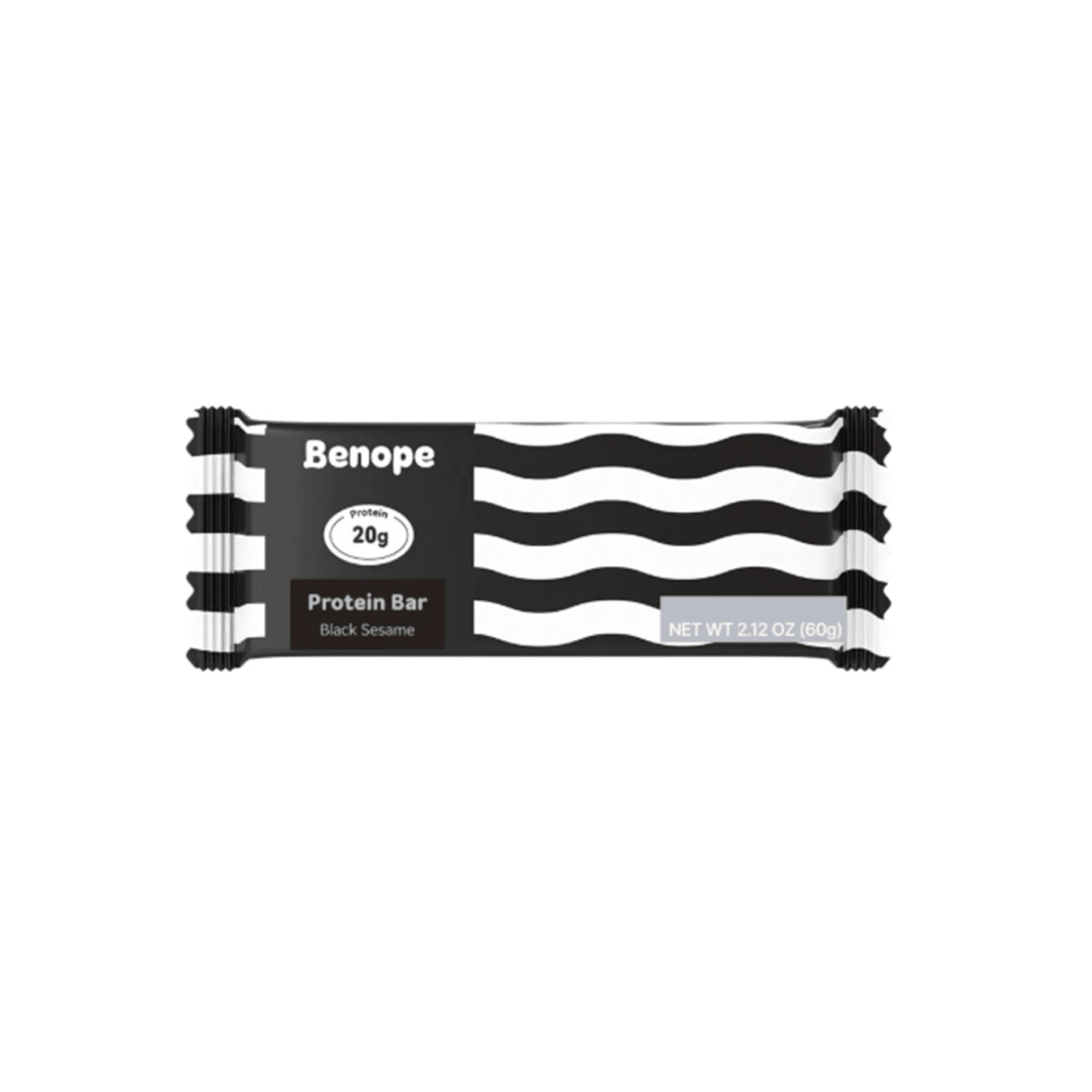 Benope Protein Bar Black Sesame 2.12 oz.(60g) detail 1