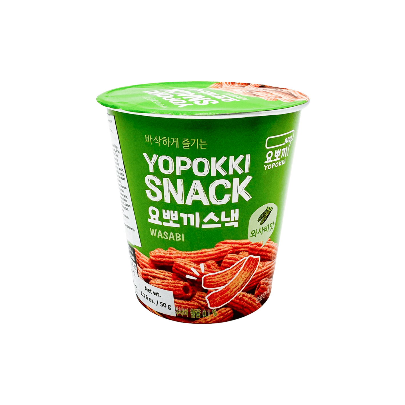 YoungPoong Yopokki Snack Wasabi Cup 1.8 oz.(50g) detail 1