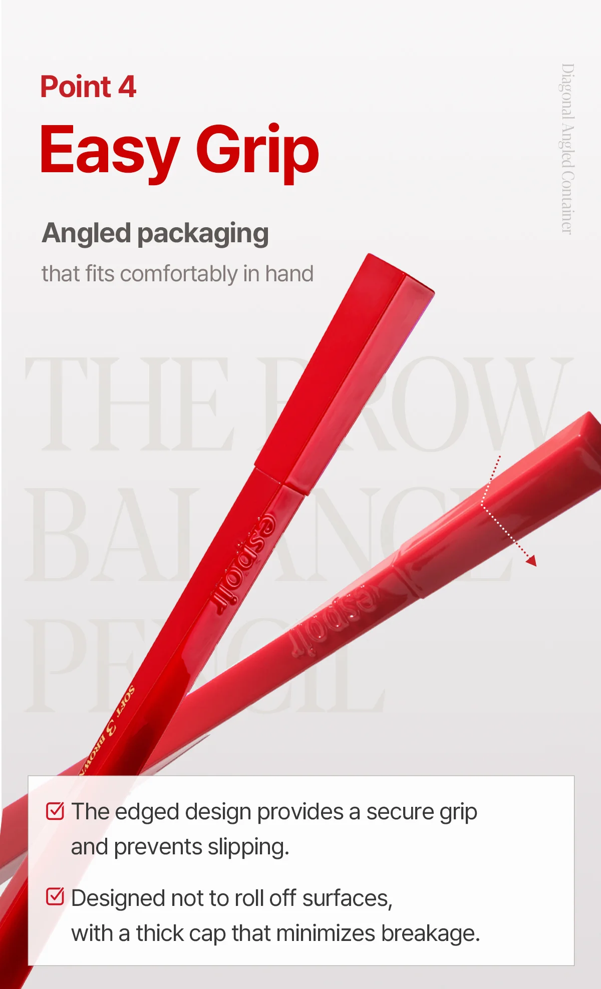 [8colors] espoir The Brow Balance Pencil 0.03 oz.(0.1g) detail 8