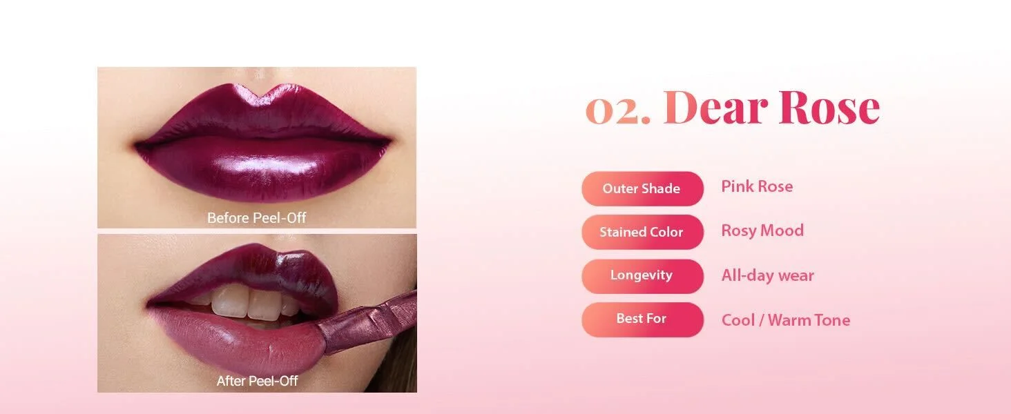 [3colors] PERIPERA Ink Peel Off Lip Stain 0.15 oz.(4.5g) detail 4