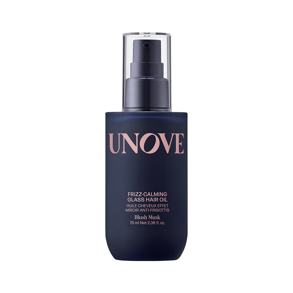 UNOVE Frizz-calming Glass Hair Oil Blush Musk 2.36 fl. oz.(70ml)