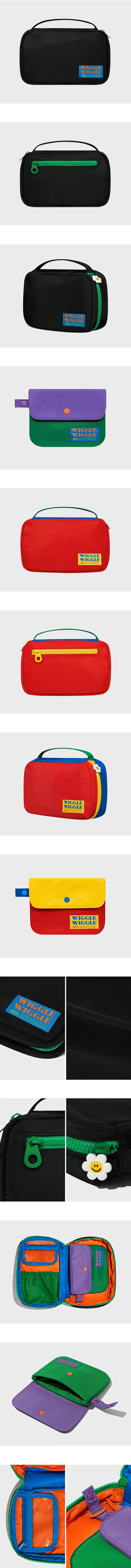 wiggle wiggle Make Up Pouch - Red detail 3