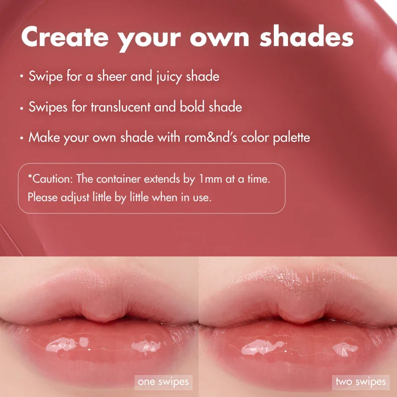 [8colors] rom&nd Glasting Melting Balm 0.12 oz.(3.5g) detail 3