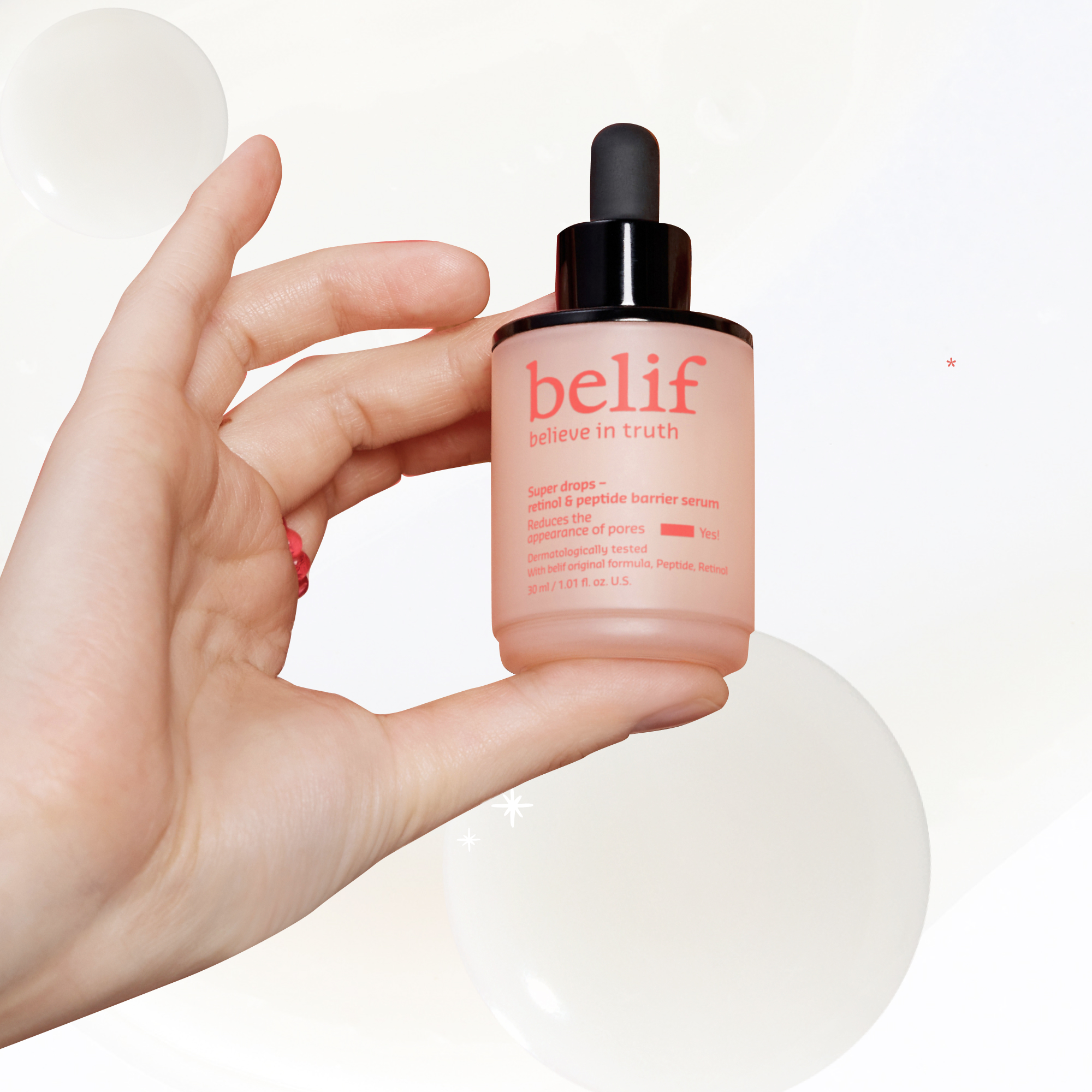 BELIF Super Drops - Retinol & Peptide Barrier Serum 1.01 fl. oz.(30ml) - Image 4 of 4