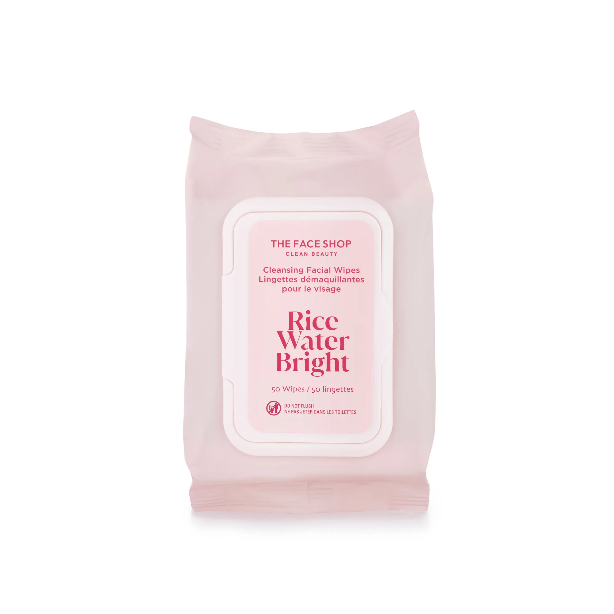 THE FACE SHOP Rice Water Bright Cleansing Wipes 6.13 oz.(174g) x 50ea