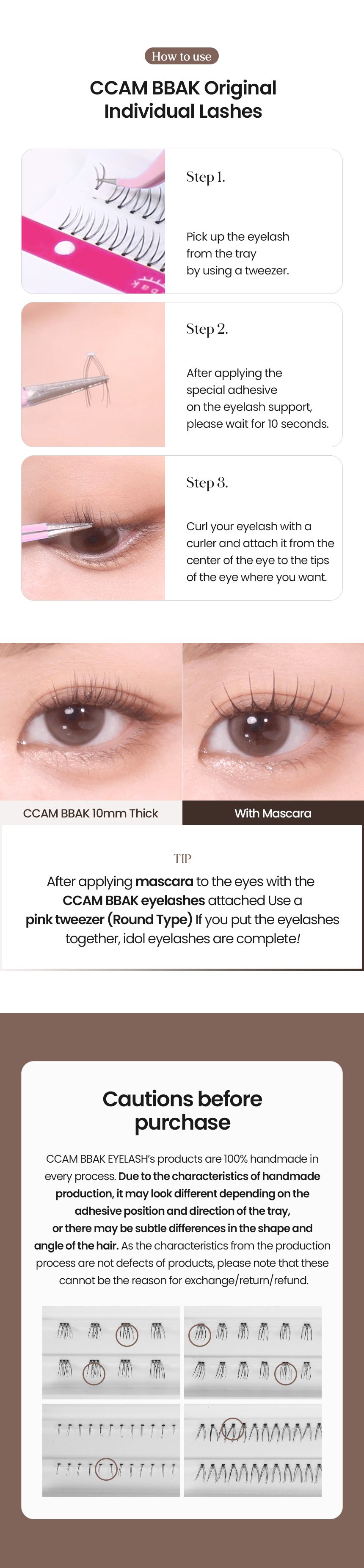 [3types] ccambbak Original Thick Pair detail 5