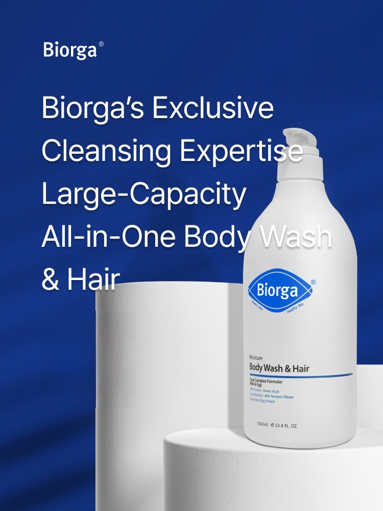 BIORGA Moisture Body Wash & Hair 1000 ml 33.8 fl. oz.(1000ml) detail 1