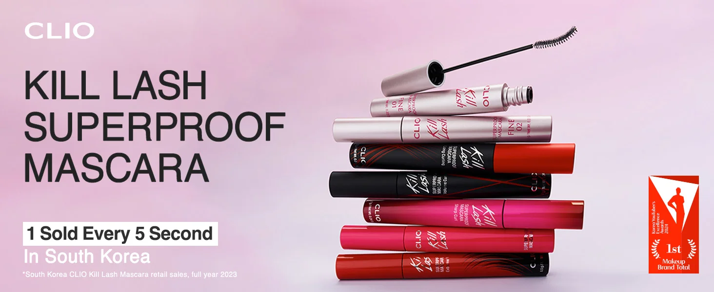 [5colors] CLIO Kill Lash Superproof Mascara 0.24 oz.(7g) detail 1