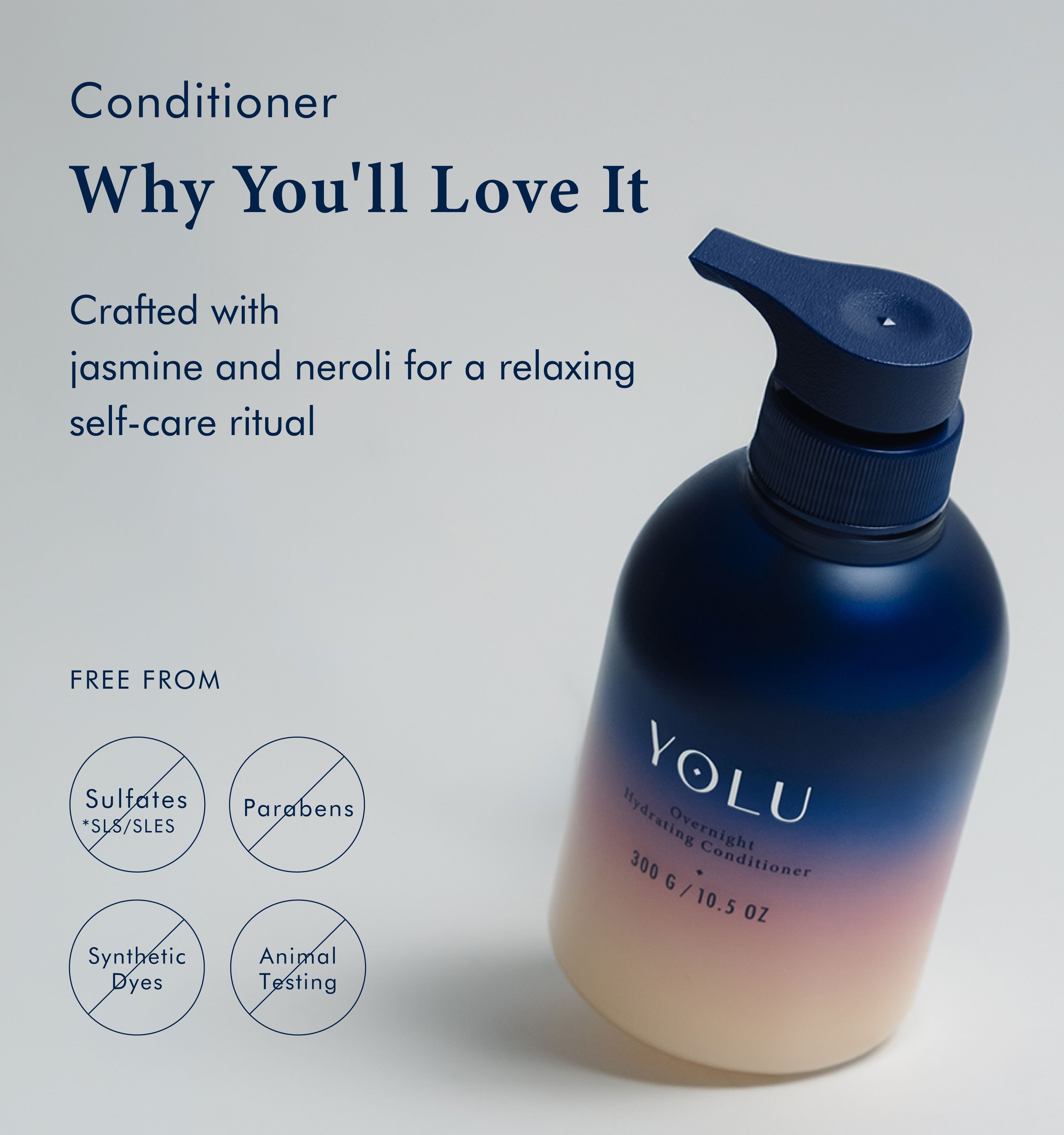 YOLU Overnight Hydrating Conditioner 10.5 oz.(300g) detail 3
