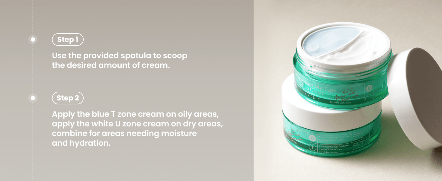 AXIS-Y Cera-heart My Type Duo Cream 2.02 fl. oz.(60ml) detail 6