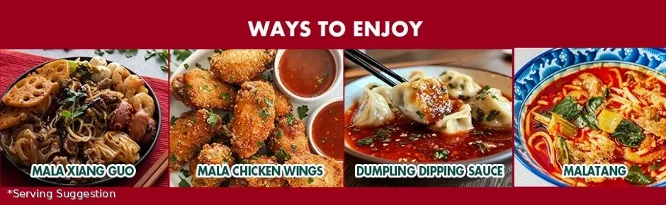 VIVID KITCHEN Zero Sugar Mala Suace 11.3 oz.(320g) detail 5