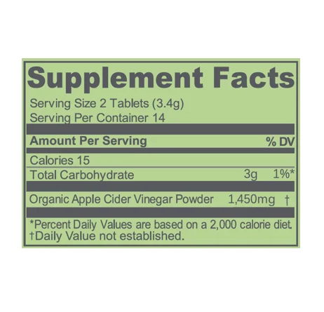 NE:AR Daily Balance Acv Chews Net. Wt. 1.68 oz.(47.6g) detail 2