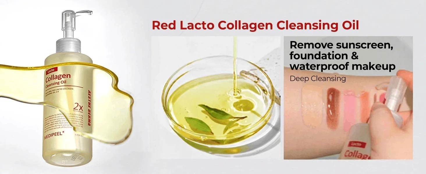 MDP Red Lacto Collagen Cleansing Oil 2.0/6.76 fl. oz.(200ml) detail 2