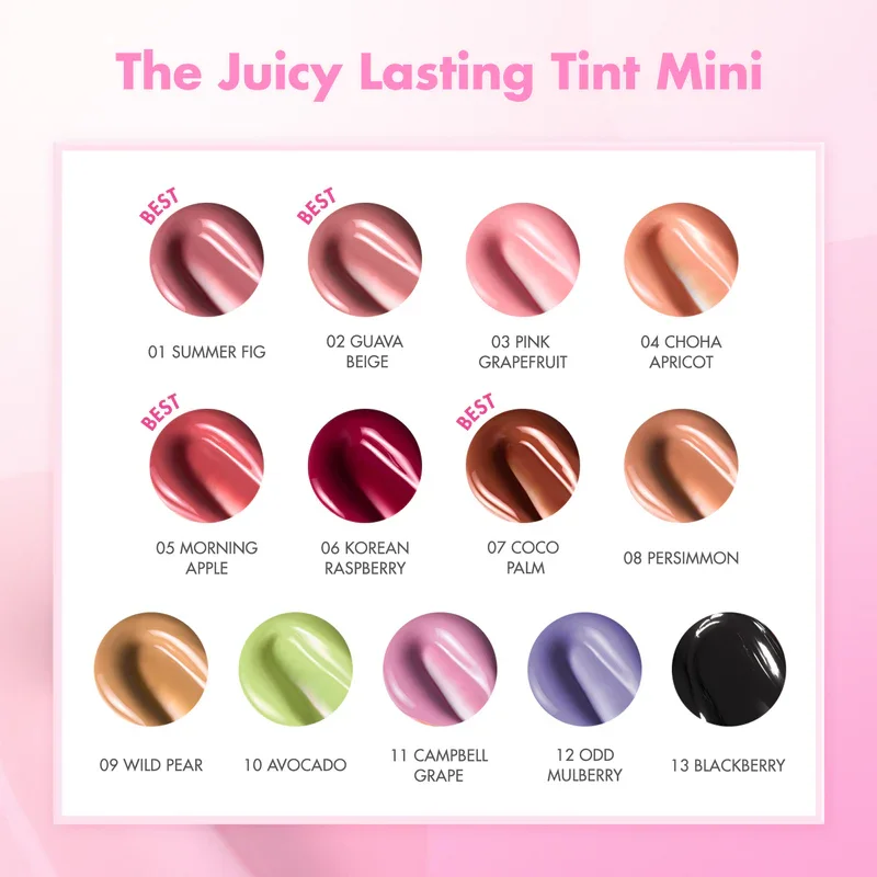 [6colors] rom&nd The Juicy Lasting Tint Mini 0.03 oz.(1.0g) detail 10