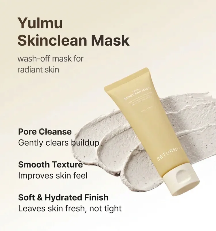RETURNITY Yulmu Skinclean Mask 4.23 oz.(120g) detail 1