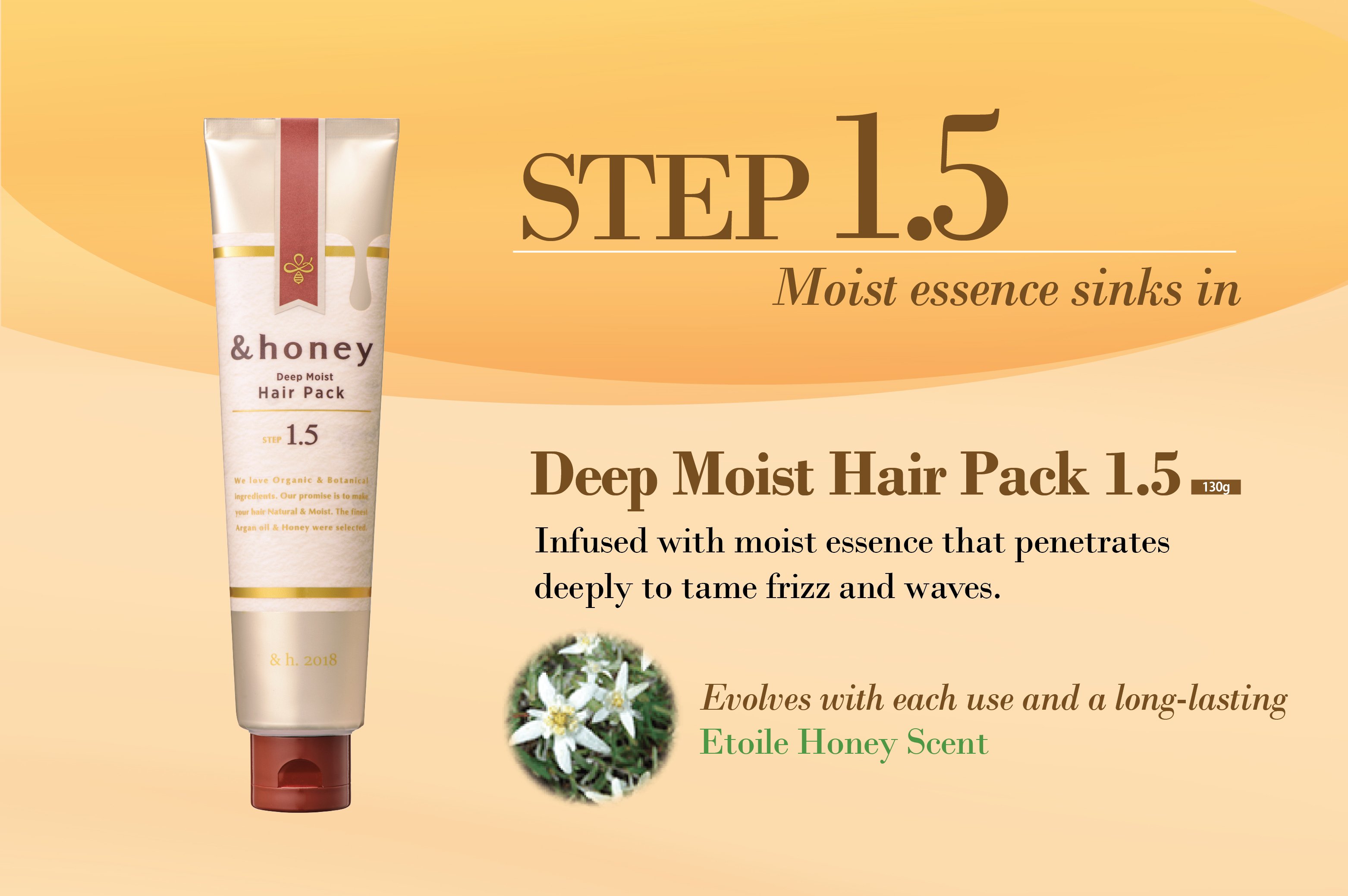 &honey Deep Moist Shampoo 1.0, 14.87 fl. oz.(440ml) detail 5