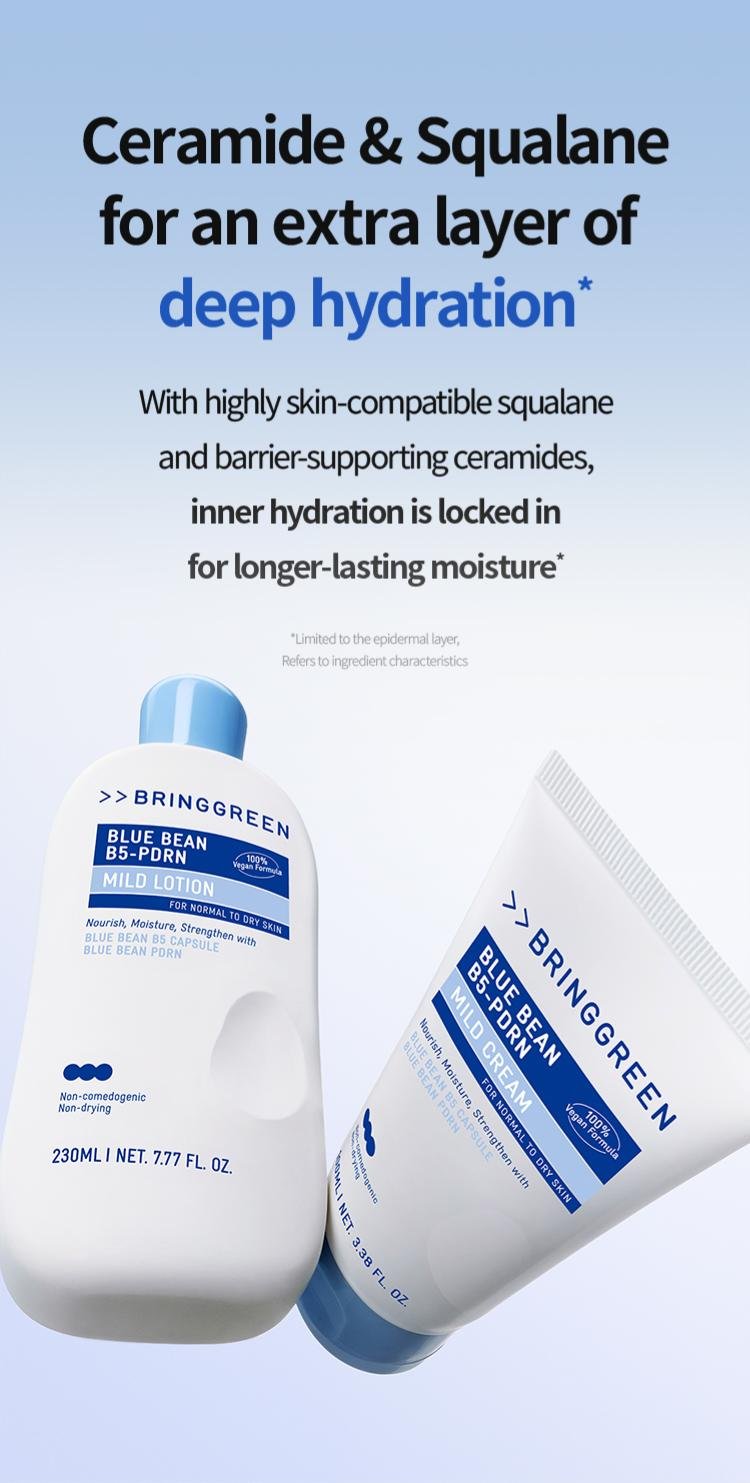 BRING GREEN Blue Bean B5-pdrn Mild Lotion 7.77 fl. oz.(230ml) detail 2