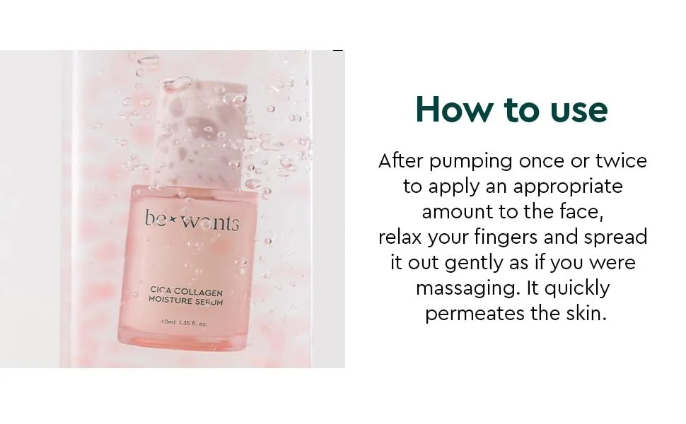 bewants Cica Collagen Moisture Serum 1.35 fl. oz.(40ml) detail 3