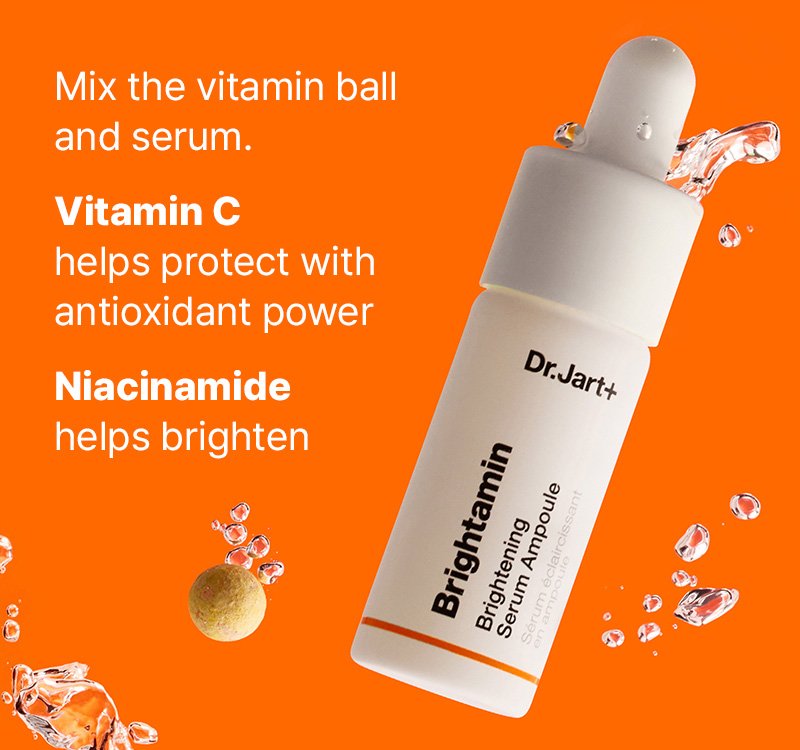 Dr.Jart+ Brightamin Brightening Serum Ampoule : Liquid Serum 0.28 oz.(7g) + Vitamin Ball 0.0028 oz.(0.08g) detail 6