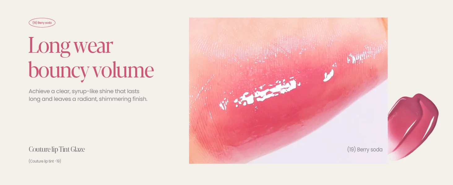 [9colors] espoir Couture Lip Tint Glaze 0.14 oz.(4g) detail 4