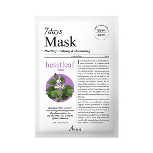 Ariul 7days Mask Heartleaf P 0.77 fl. oz.(23ml) detail 1
