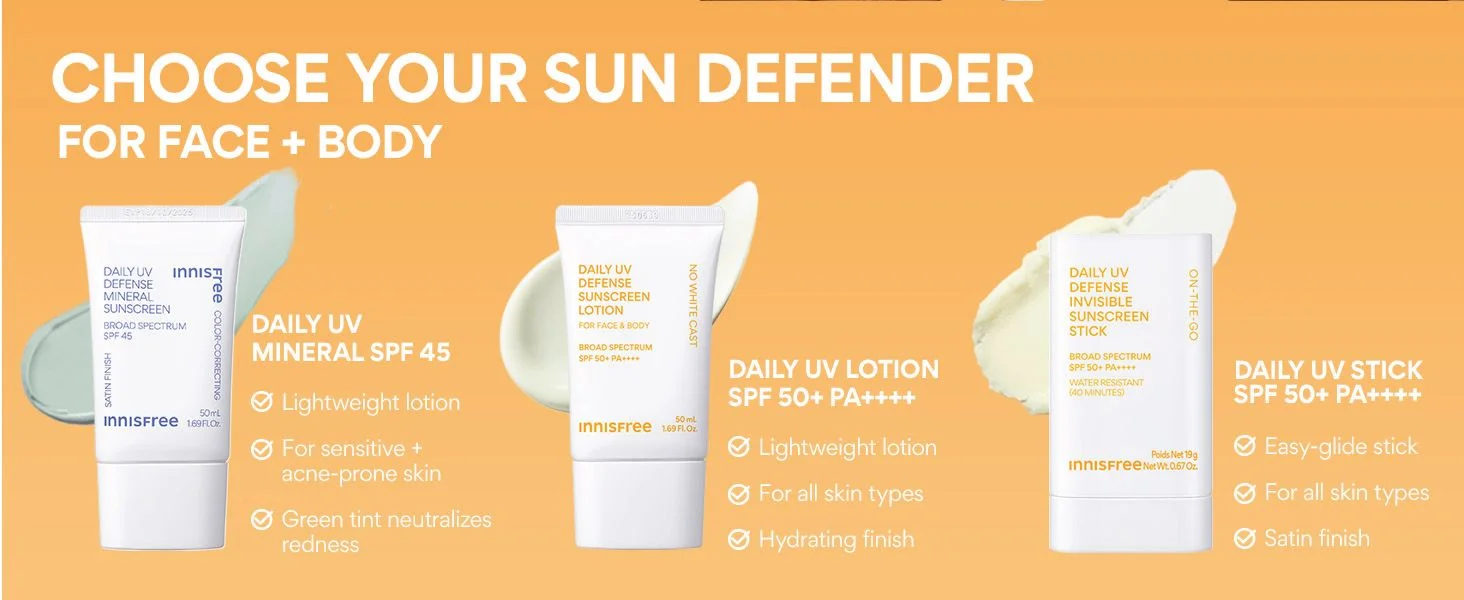 innisfree Daily UV Defense Sunscreen Lotion SPF50 0.84 fl. oz.(25ml) detail 7