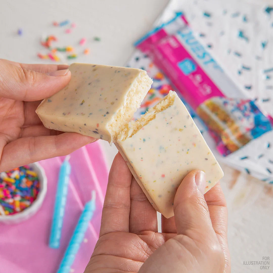 Quest Protein Bars Birthday Cake Net Wt 2.12 oz.(60g) detail 4