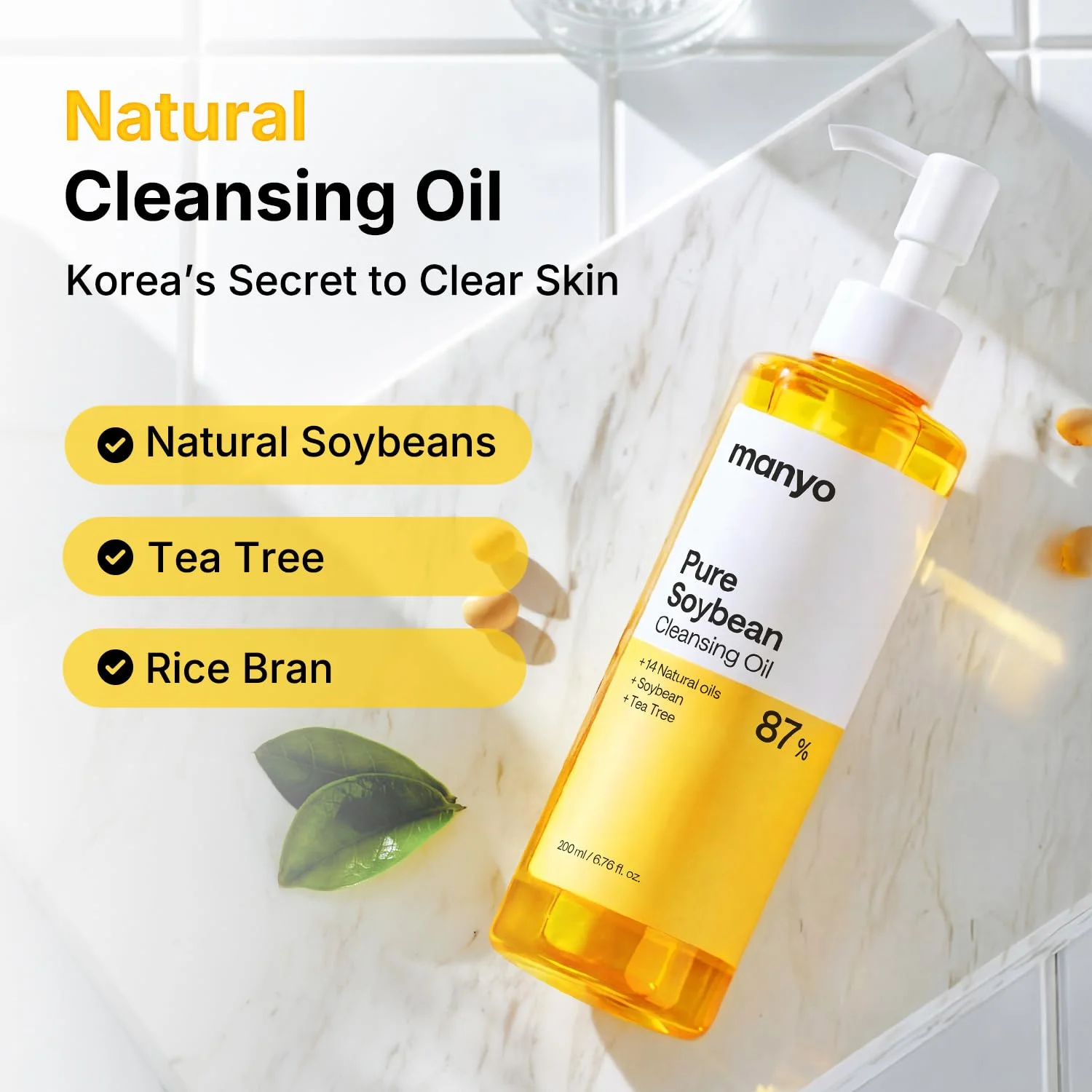 ma:nyo Pure Soybean Cleansing Oil 6.76 fl. oz.(200ml) detail 3