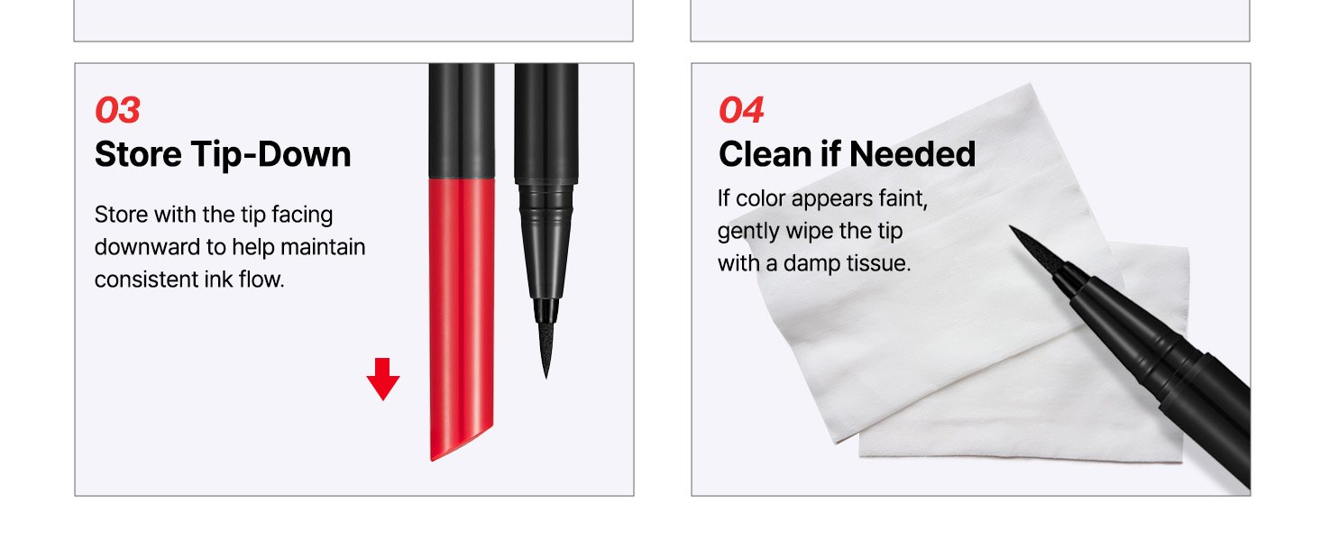 [2colors] CLIO Superproof Pen Liner Kill Black 0.01 fl. oz.(0.55ml) detail 8