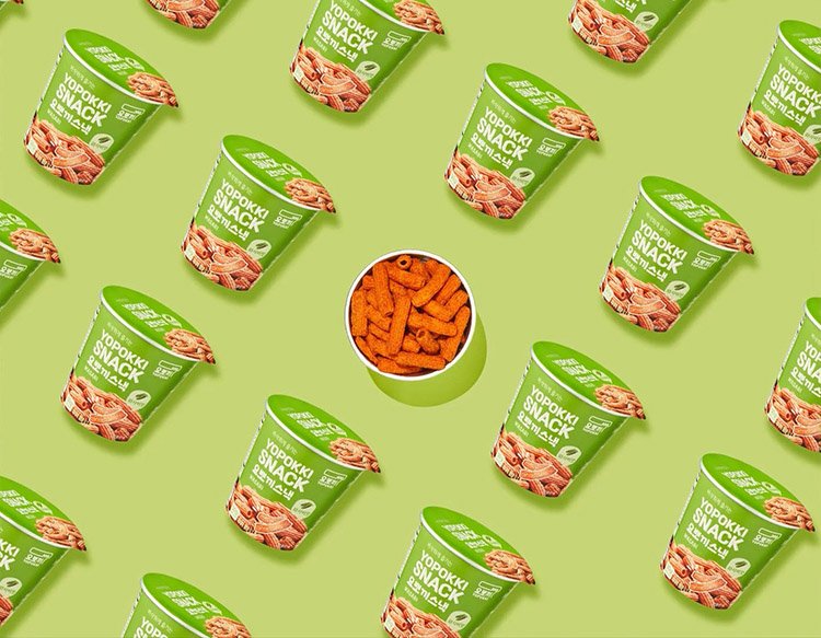YoungPoong Yopokki Snack Wasabi Cup 1.8 oz.(50g) detail 3