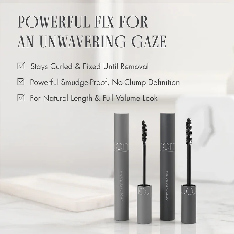 [4colors] rom&nd Han All Fix Mascara 0.24 oz.(7.0g) detail 2