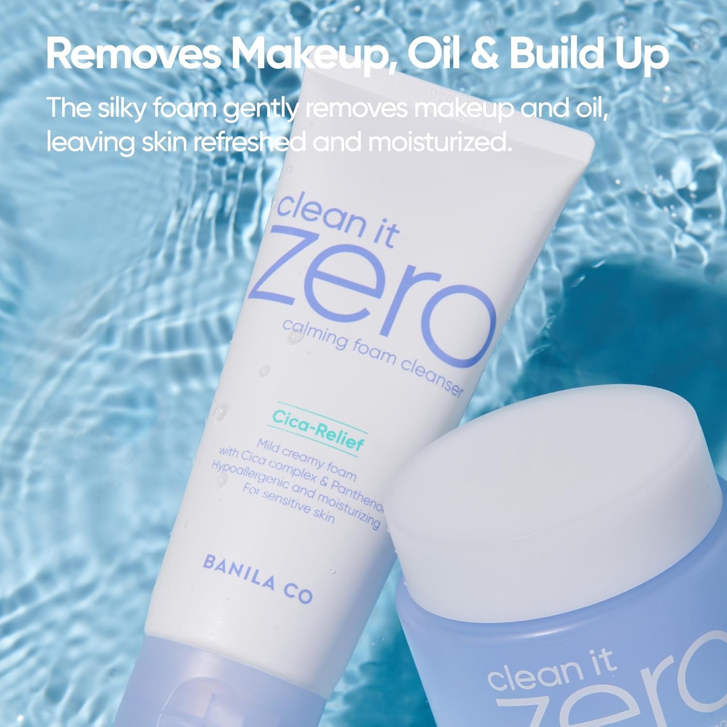 BANILA CO Clean It Zero Calming Foam Cleanser 5.07 fl. oz.(150ml) detail 4