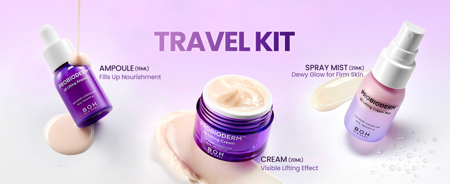 BIOHEAL BOH Probioderm 3D Lifting Travel Kit 1.84 fl. oz.(55ml) detail 3