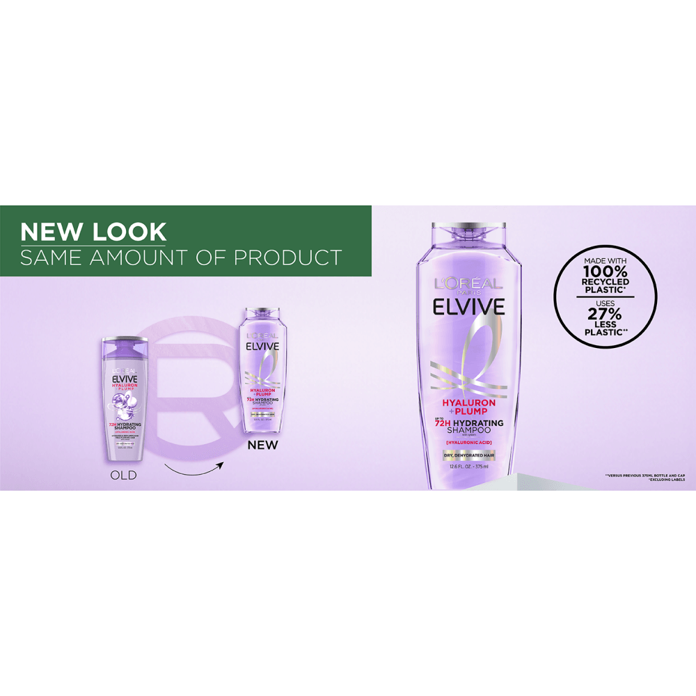 LOREAL PARIS Elvive Hyaluron Plump Moisture Plump Serum, Paraben-free 4.4 fl. oz.(130ml) detail 2