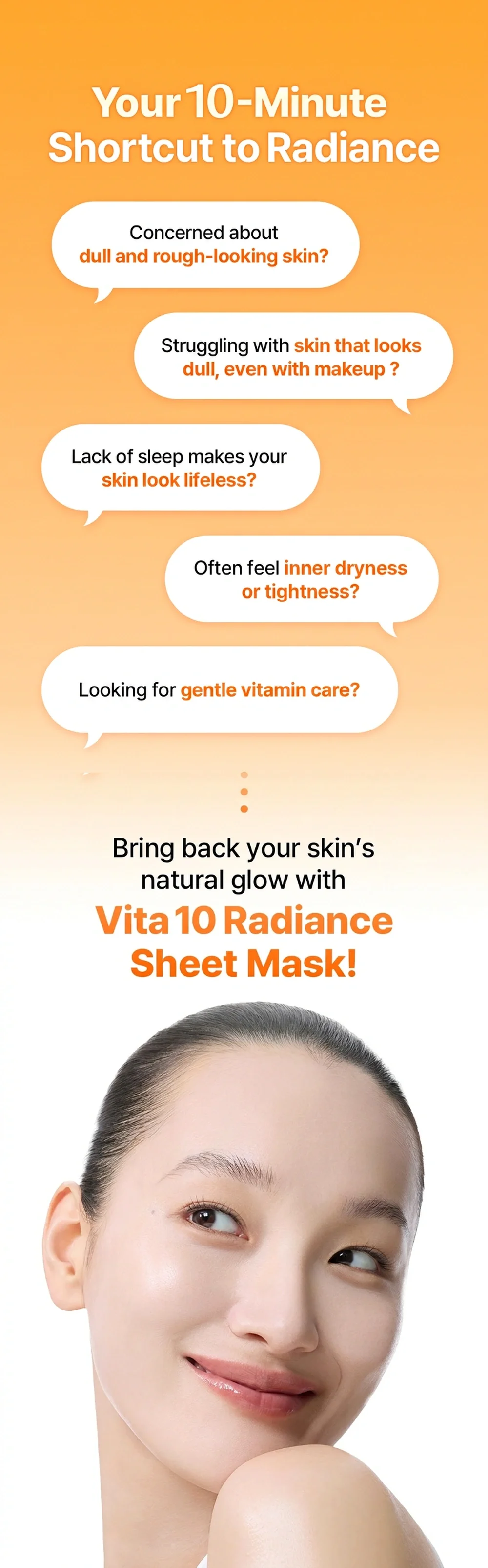 Dear Klairs Vita 10 Radiance Sheet Mask 0.84 fl. oz.(25ml) detail 3