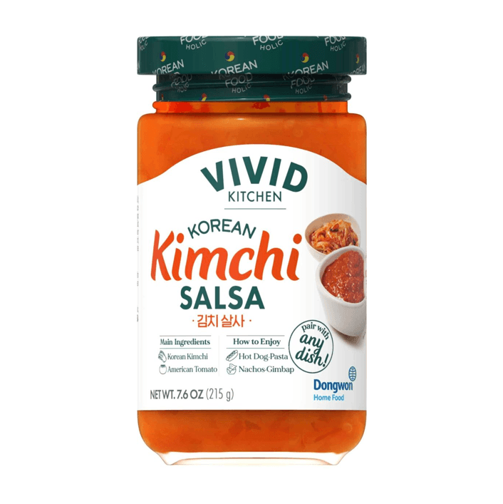 VIVID KITCHEN Kimchi Salsa Sauce 7.6 oz.(215g) detail 3