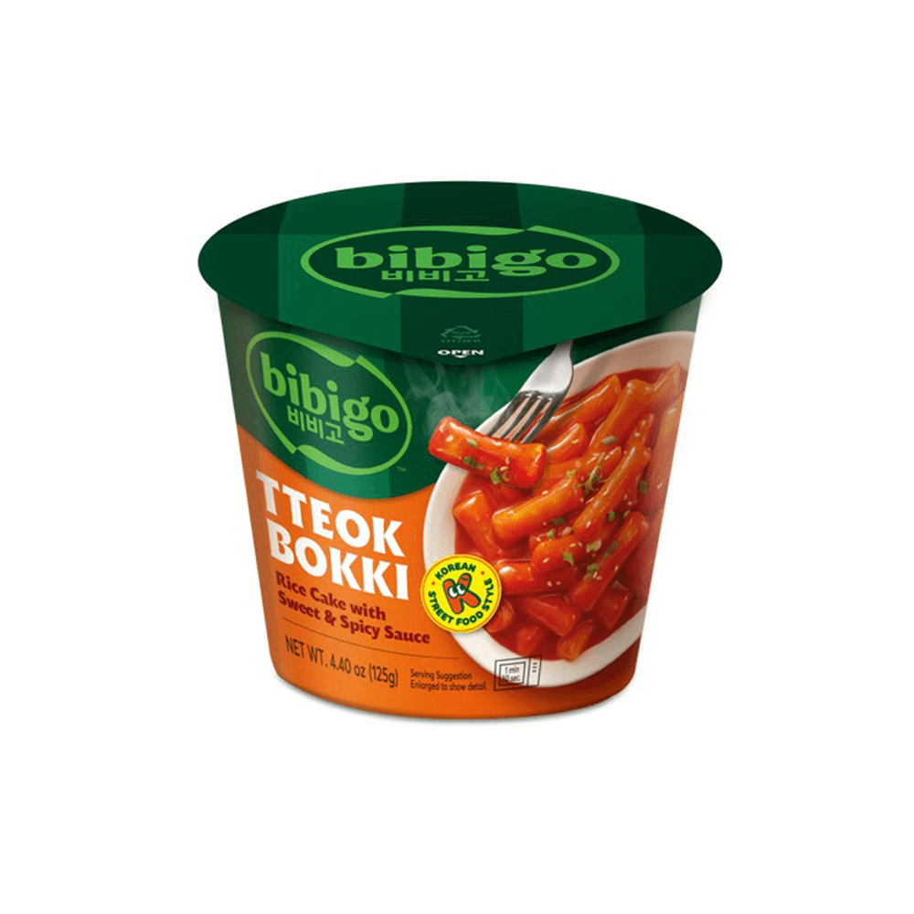 CJ Bibigo Tteokbokki Cup Sweet & Spicy 4.40 oz.(125g) detail 1