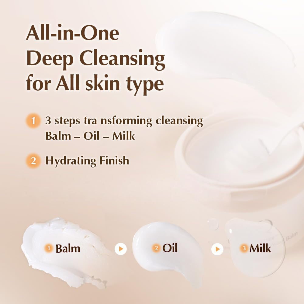 UIQ Biome Barrier™ Collagen Firming Cleansing Balm 3.4 oz.(100ml) detail 1