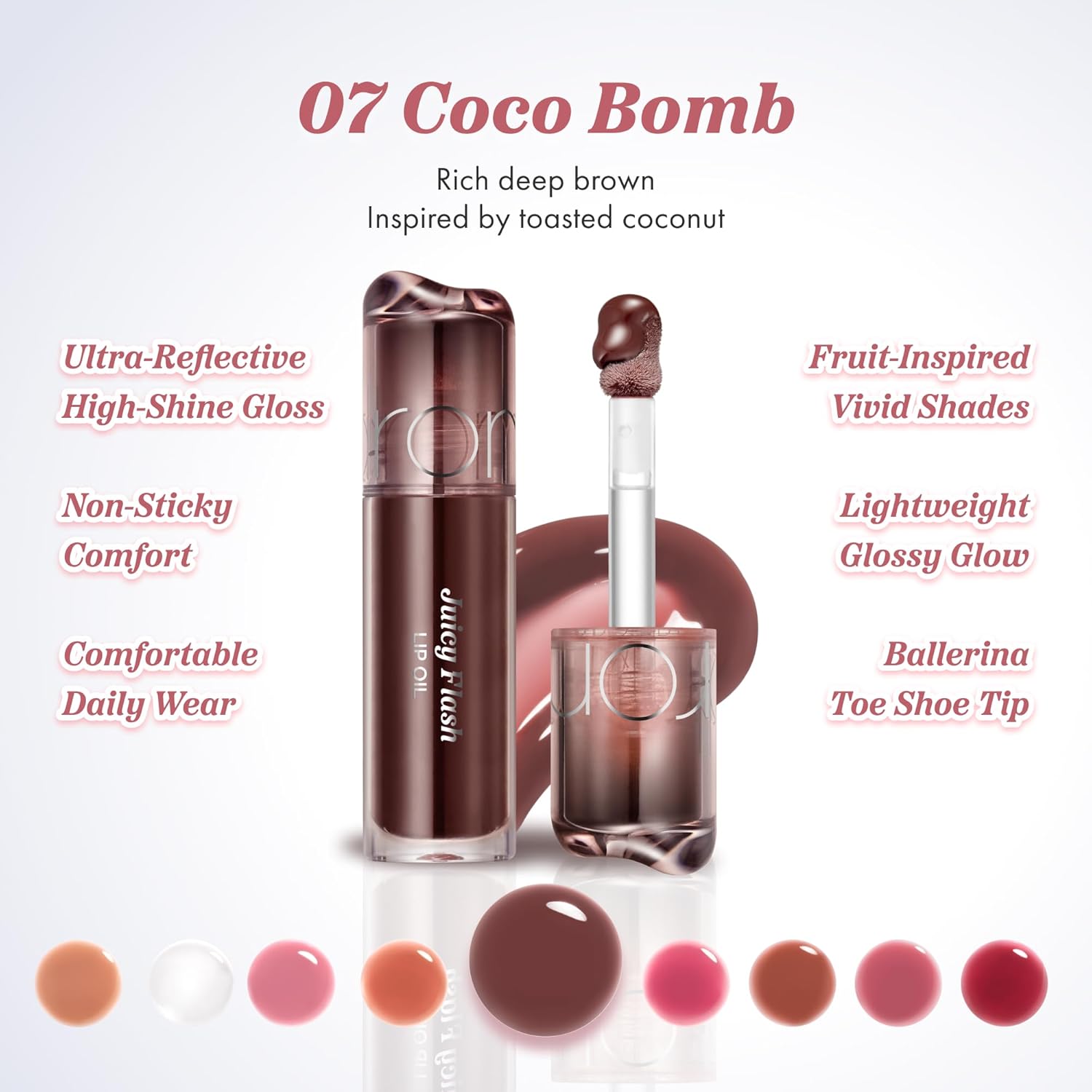 [9colors] rom&nd Juicy Flash Lip Oil 0.17 oz.(4.5g) - Image 10 of 15