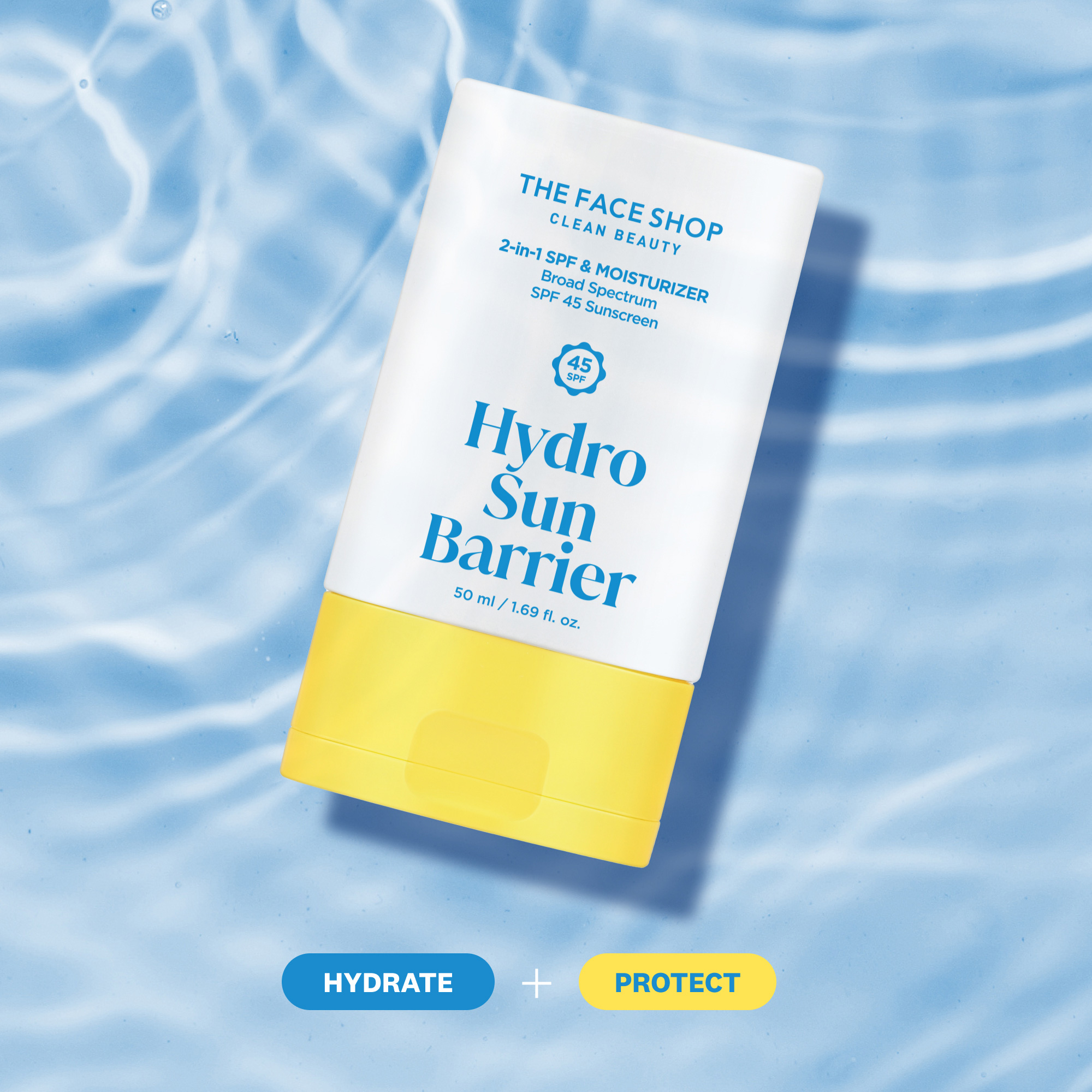 THE FACE SHOP Hydro Sun Barrier 2-in-1 SPF & Moisturizer 1.69 fl. oz.(50ml) - Image 2 of 3
